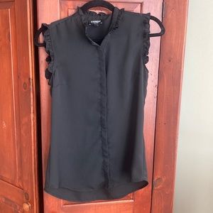 Express size small portofino tank, color black, 100% polyester, good condition